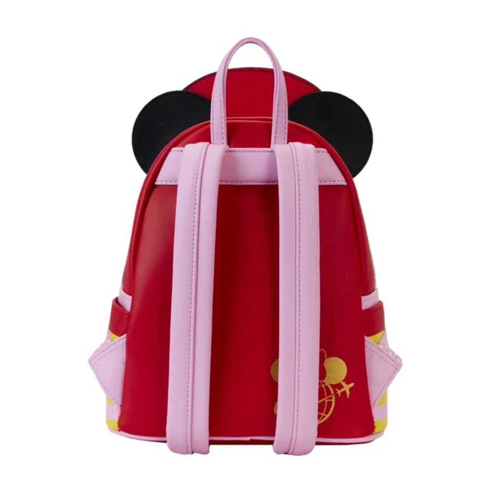 Loungefly X LE C2E2 Disney Pilot Minnie Mouse Cosplay Mini Backpack & Wallet NWT